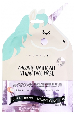 Inuwet Eau de Coco Masque Visage Éclat et Illuminant 30 ml