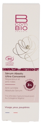 BcomBIO Sérum Absolu Ultra Concentré Visage, Yeux et Paupières Bio 30 ml