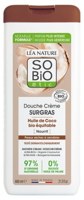 Léa Nature SO BIO étic Olio di Cocco bio Lavaggio Cremoso per il Corpo 650 ml