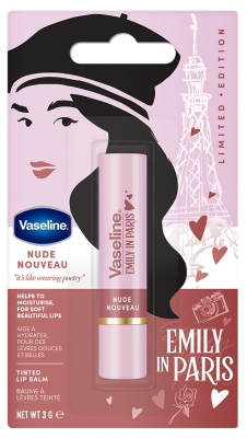 Vaseline Emily in Paris Baume à Lèvres Teinté Édition Limitée 3 g - Teinte : Nude Nouveau