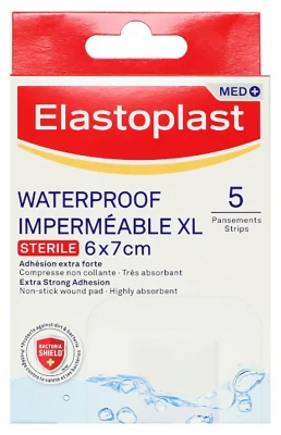 Elastoplast Vandeniui atsparūs tvarstiai XL 5 tvarstai
