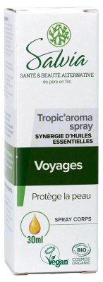 Salvia Nutrition Tropic'Aroma Spray Corps Voyages Bio 30 ml