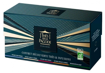 Thés de la Pagode Coffret Découverte Thés et Infusions Bio 25 Sachets