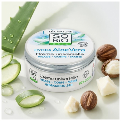 Léa Nature SO BIO étic Hydra Aloe Vera Universal Face Body Hands Cream Organic 150 ml