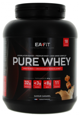 Eafit Construction Musculaire Pure Whey 750 g - Parfum : Caramel