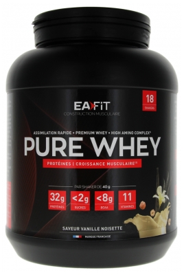 Eafit Construction Musculaire Pure Whey 750 g - Profumo: Nocciola alla vaniglia