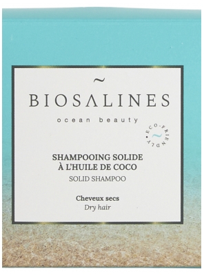 Biosalines Shampoing Solide à l'Huile de Coco 75 g