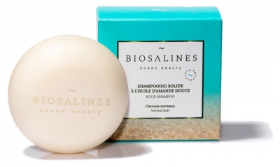 Biosalines Festes Shampoo mit Süßmandelöl 75 g