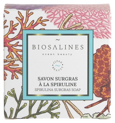 Biosalines Savon Surgras à la Spiruline 70 g