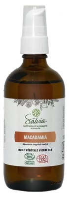 Salvia Nutrition Huile Végétale Vierge Macadamia Bio 100 ml