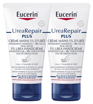 Eucerin Krem do Rąk 5% Urea Opakowanie 2 x 75 ml