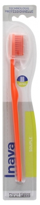 Inava Brosse à Dents Souple 20/100 - Couleur : Orange