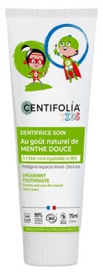 Centifolia Kids Dentifrice Soin Menthe Douce Dès 6 Ans Bio 75 ml