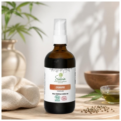 Salvia Nutrition 100 ml ekologiškas rafinuotas kanapių augalinis aliejus