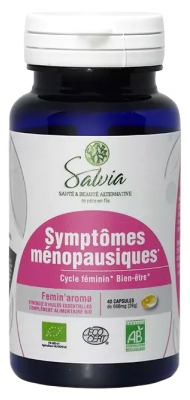 Salvia Nutrition Femin'Aroma Symptômes Ménopausiques Bio 40 Capsules