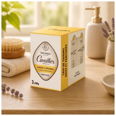 Cavaillès Surgras Muilas Sodas Originalas 3 x 200 gr