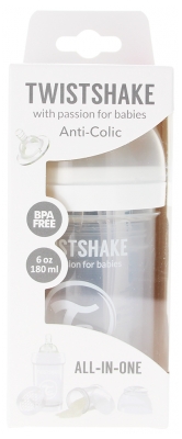 Twistshake Biberon Anti-Colique S 180 ml 0 Mois et +