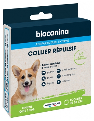 Biocanina Collare Repellente per Cani di Peso Inferiore a 15 kg