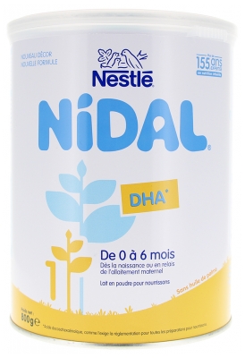 Nestlé Nidal 1 Dalla Nascita a 6 Mesi 800 g