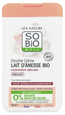 Léa Nature SO BIO étic Douche Crème Lait d'Ânesse Bio 450 ml