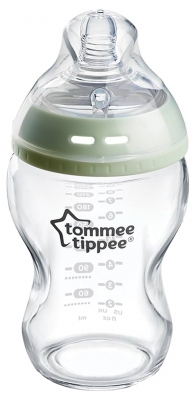 Tommee Tippee Closer To Nature Antykolkowa Szklana Butelka 250 ml 0 Miesięcy i Więcej