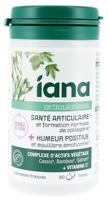 Iana Articulations + Humeur Positive 60 Comprimés