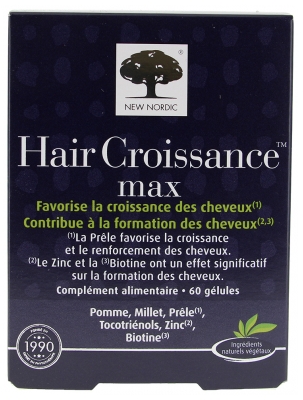 New Nordic Hair Croissance Max 60 Gélules