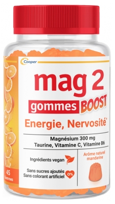 Mag 2 Boost Énergie et Nervosité 45 Gommes