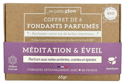 Natura Square Coffret Les Petits Glow 6 Fondants Parfumés Méditation & Éveil Bio 65 g