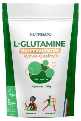 Nutri&Co L-Glutamine Biofermentée Goût Neutre 150 g