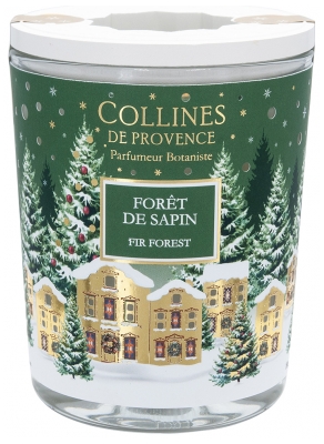 Collines de Provence Bougie de Noël 180 g - Senteur : Forêt de Sapin