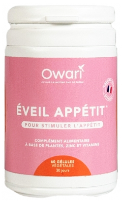 Owari Éveil Appétit 60 Vegetable Capsules