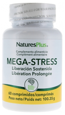 Natures Plus Mega-Stress 60 Comprimés