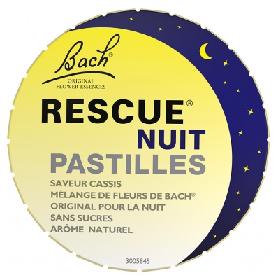Rescue Bach Notte Pastiglie Gusto Ribes Nero 50 g