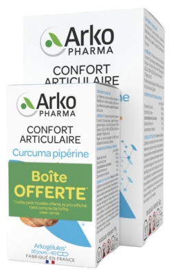 Arkopharma Arkogélules Curcuma Pipérine 130 Gélules + 40 Gélules Offertes