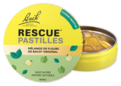 Rescue Bach Pastilky příchuť Jablko Máta 50 g