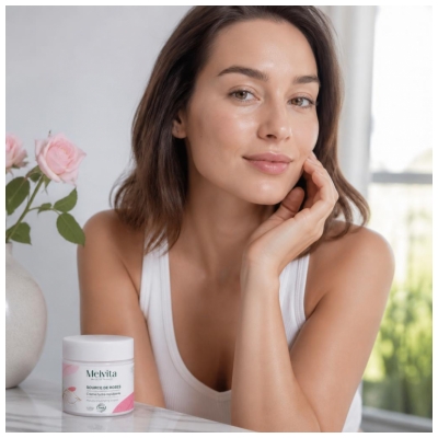 Melvita Source de Roses Crème Hydra-Repulpante Bio 50 ml