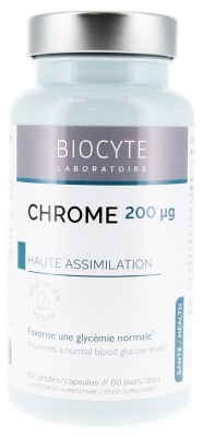 Biocyte Longevity Cr Chrome 200 µg 60 Gélules