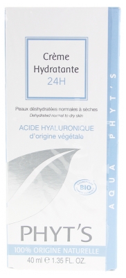 Phyt's Aqua Phyt's Crème Hydratante 24H Bio 40 ml