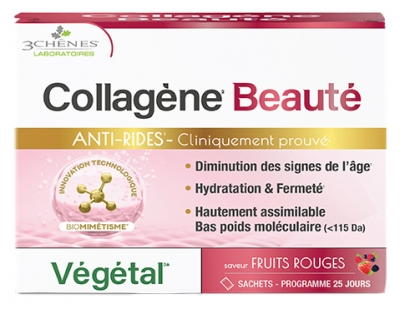 Les 3 Chênes Collagène Beauté 25 Sachets