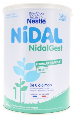 Nestlé Nidal NidalGest 1 De 0 à 6 Mois 800 g