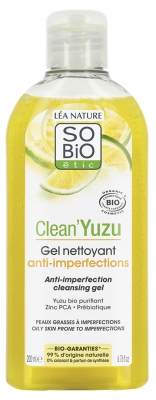 Léa Nature SO BIO étic Clean'Yuzu Gel Nettoyant Anti-Imperfections Bio 200 ml