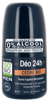 Léa Nature SO BIO étic Déo 24H Cèdre Roll-On Bio 50 ml