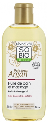 Léa Nature SO BIO étic Précieux Argan Huile de Bain et Massage Bio 150 ml