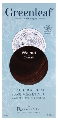 Greenleaf Coloration 100% Biologique 100 g - Coloration : Châtain