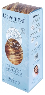 Greenleaf Coloration 100% Biologique 100 g - Coloration : Blond Foncé