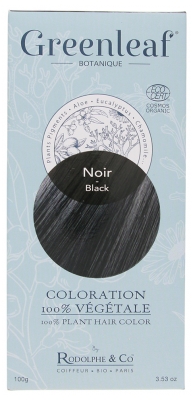 Greenleaf Coloration 100% Biologique 100 g - Coloration : Noir