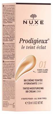Nuxe Prodigieux Cremă BB Colorată Hidratantă 30 ml - Tentă: 01 Nuan?? deschis?