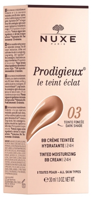 Nuxe Prodigieux BB Crème Teintée Hydratante 30 ml - Teinte : 03 Teinte Foncée