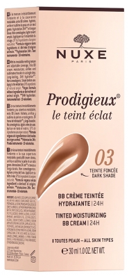 Nuxe Prodigieux Getönte Feuchtigkeitsspendende BB Cream 30 ml - Farbton: 03 Dunkle Tönung